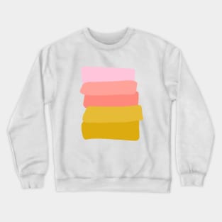 Abstract Sunset Stripes Crewneck Sweatshirt